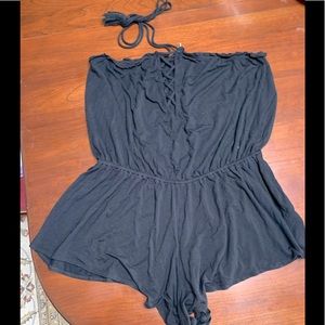 Black Swimsuit Coverup